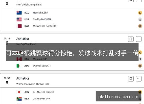 哥本哈根跳飘球得分惊艳,发球战术打乱对手一传 哥本哈根跳飘球得分惊艳,发球战术打乱对手一传